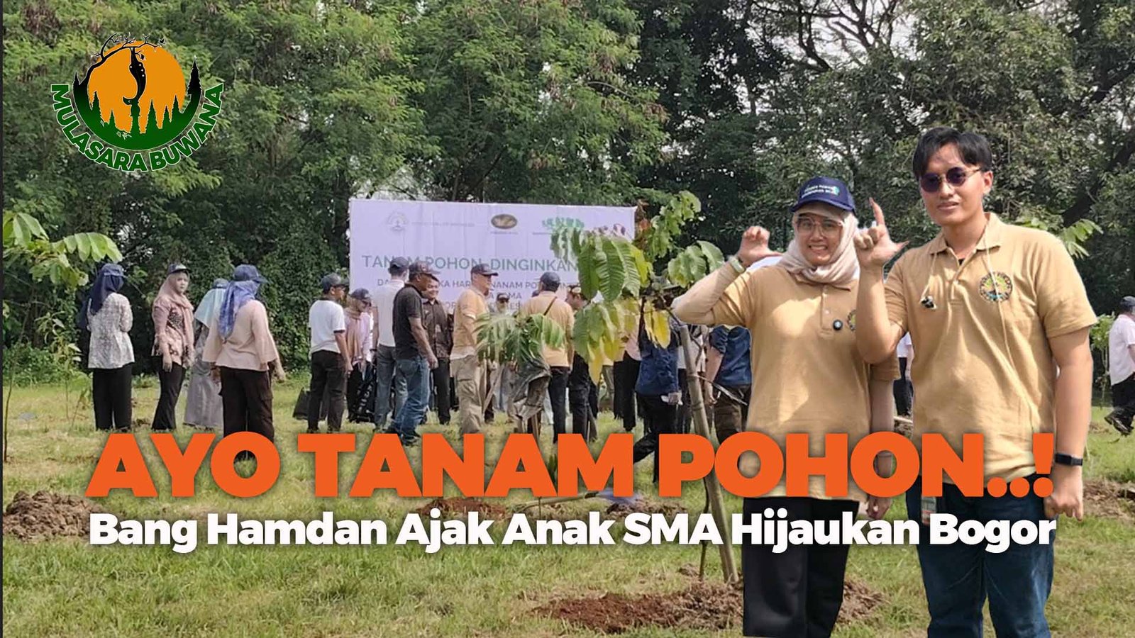 Hamdan Ajak Tanam Pohon